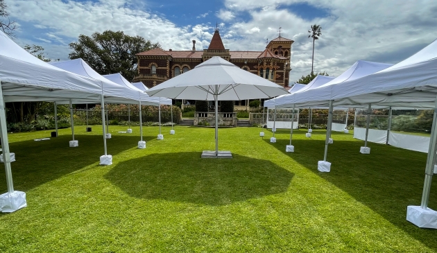Marquee and Umbrella Setup