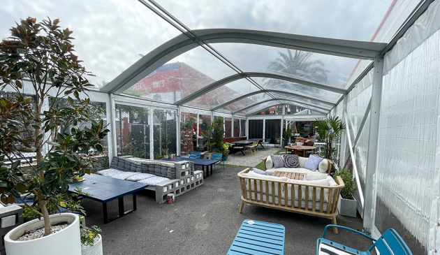 6m x 15m Dome Roof