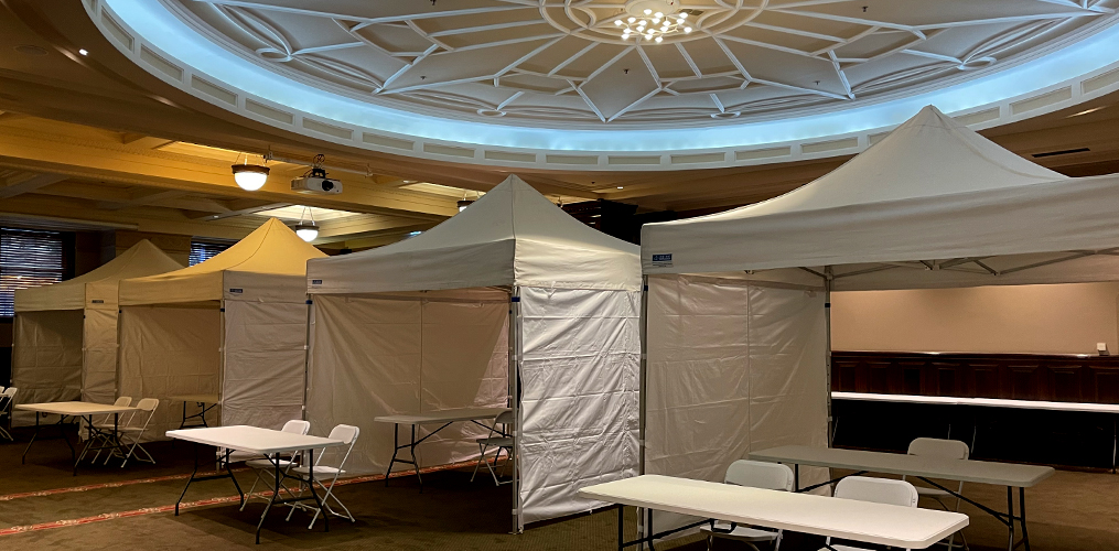 Unexpected Uses for Marquees: Emergency Shelters, Film Sets, Construction Sites & More